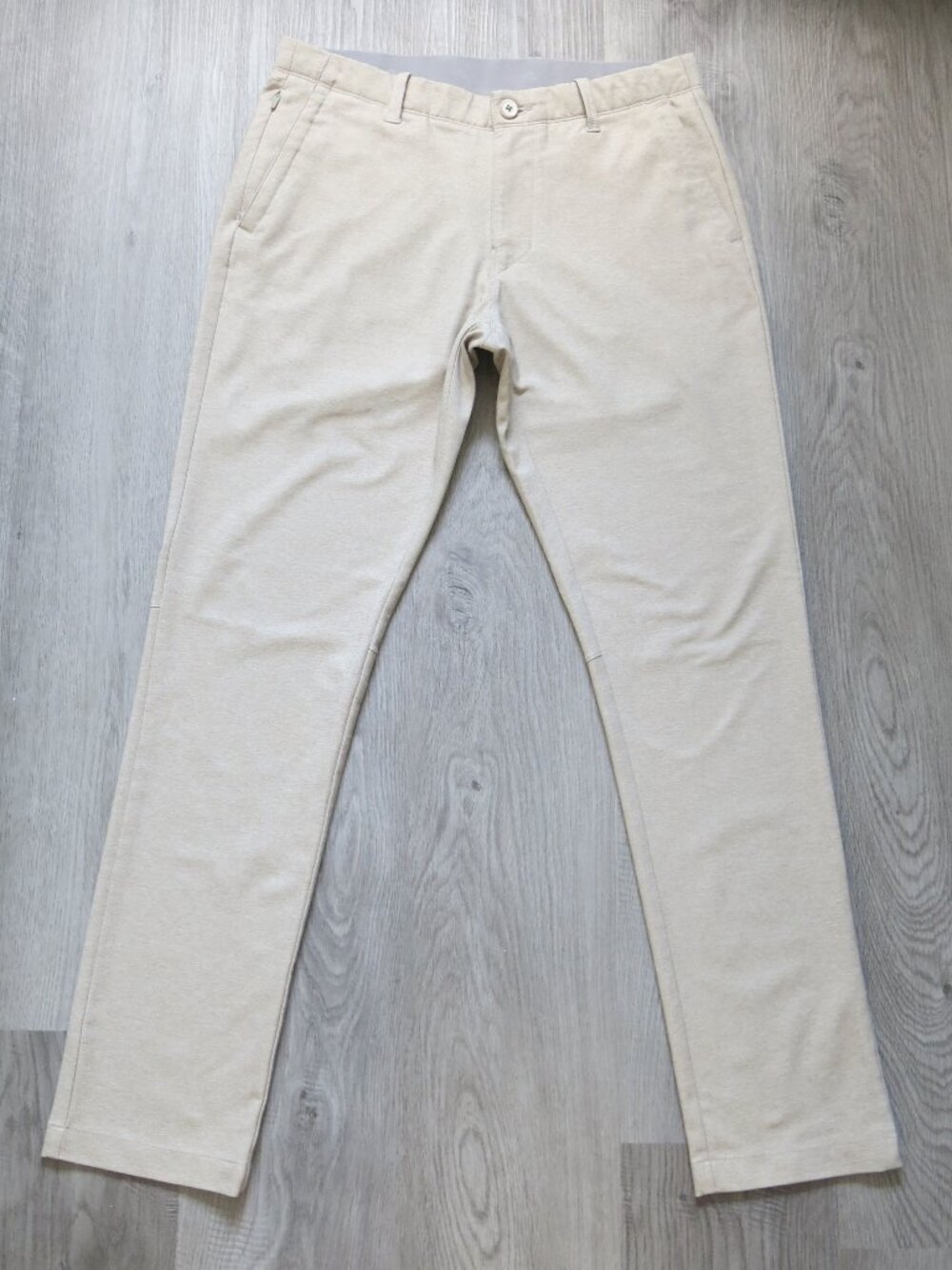 Tommy Bahama Straight Leg Beige Beach Tropical Chino Casual Pants - Size 32 X 32